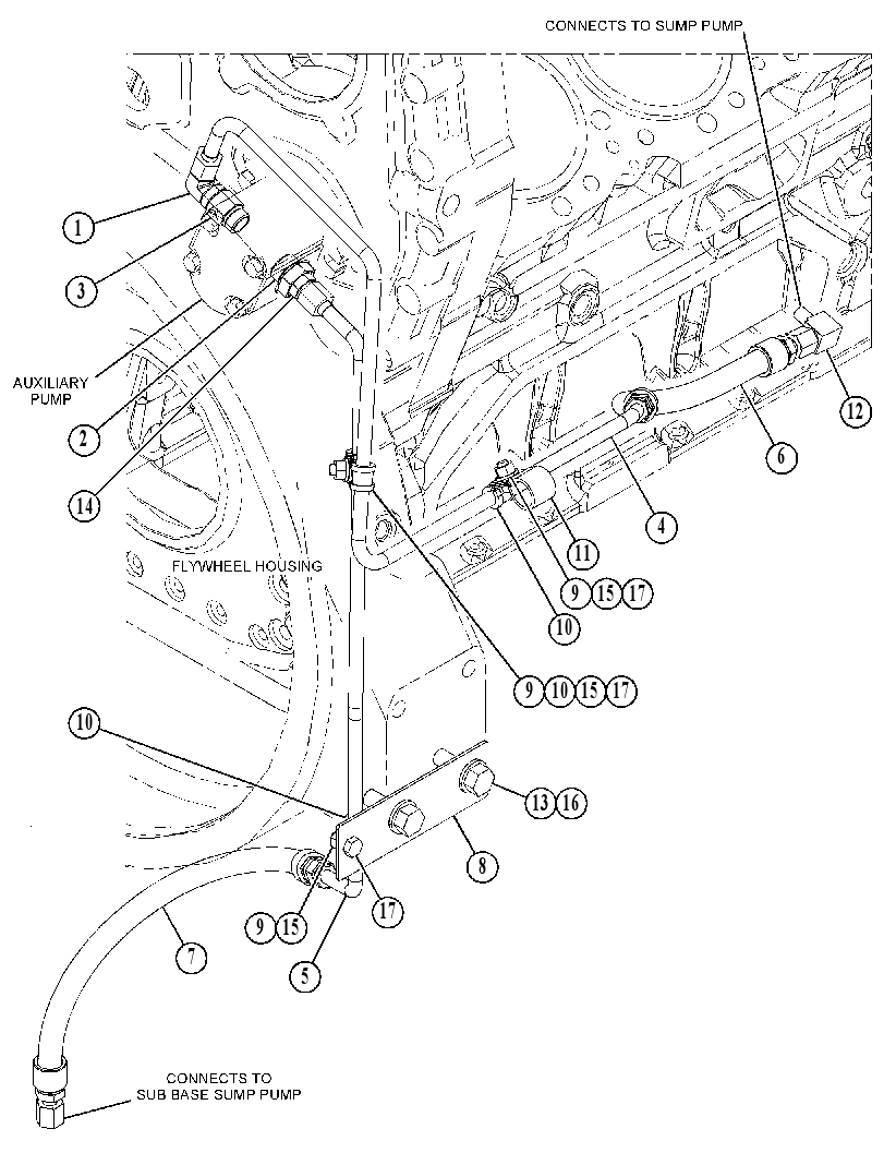 LINES GP-SUMP 4705154 CAT