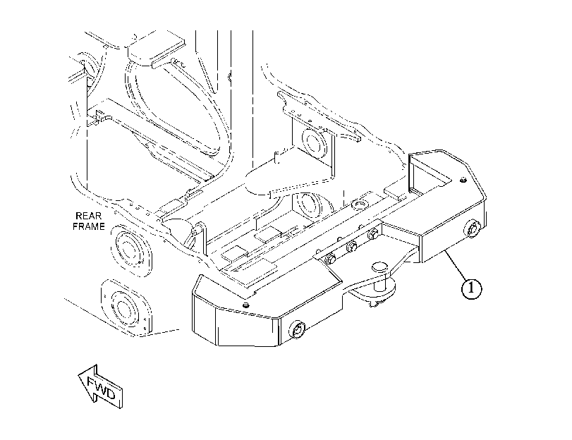 BUMPER GP-REAR 5367933 CAT