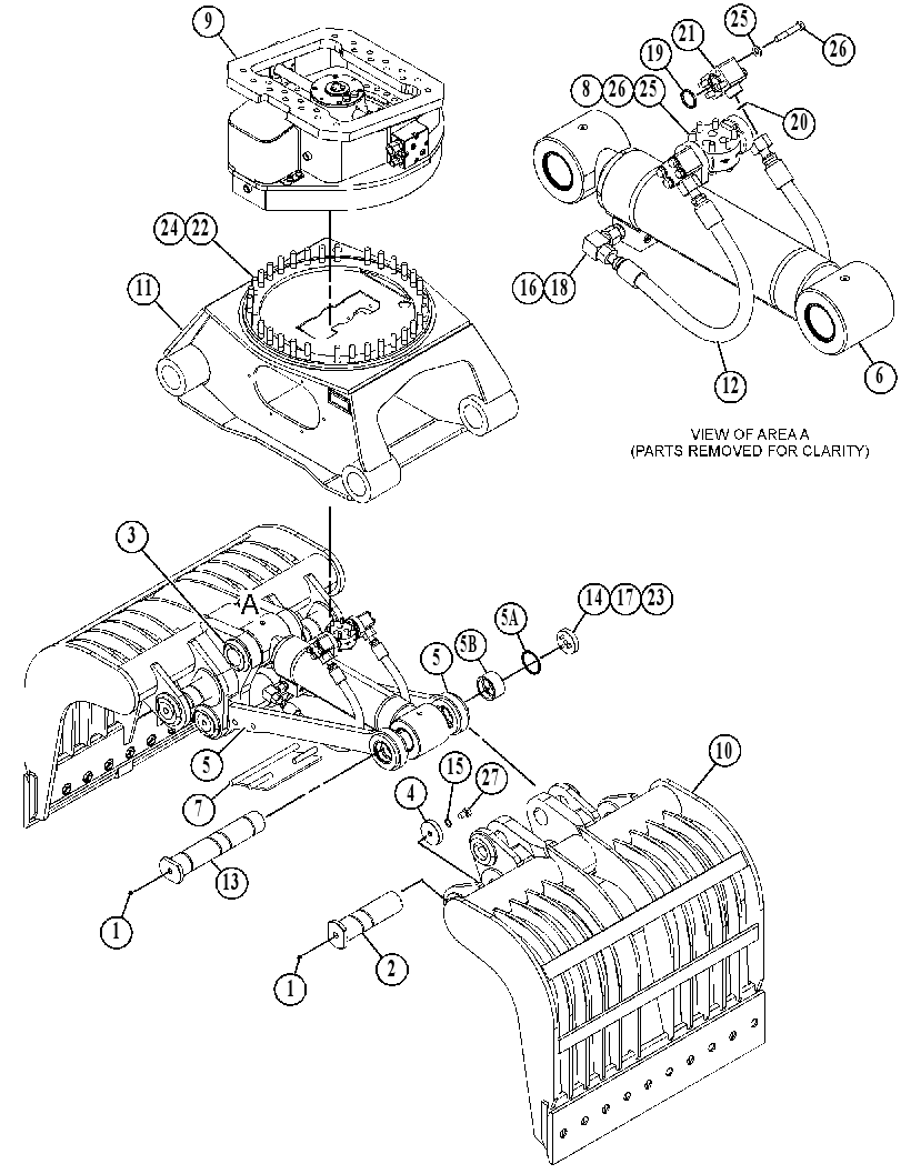 GRAPPLE GP-HYDRAULIC 5193657 CAT