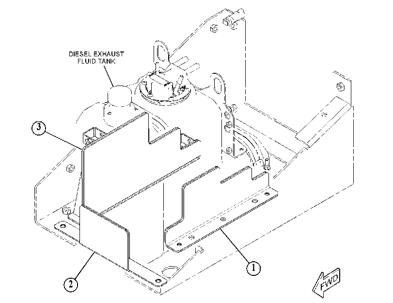 SUPPORT GP-TANK 5327021 CAT