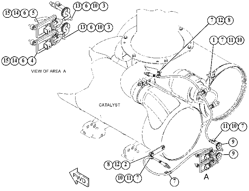 SENSOR & MTG GP-NITROGEN OXIDE 4345125 CAT