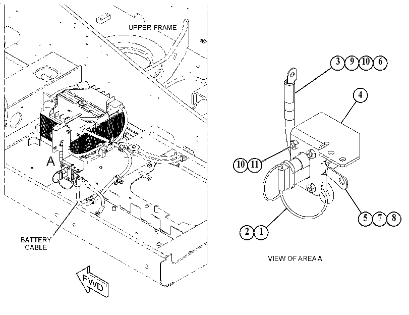 WIRING GP-AUX START RECEPTACLE 5065015 CAT