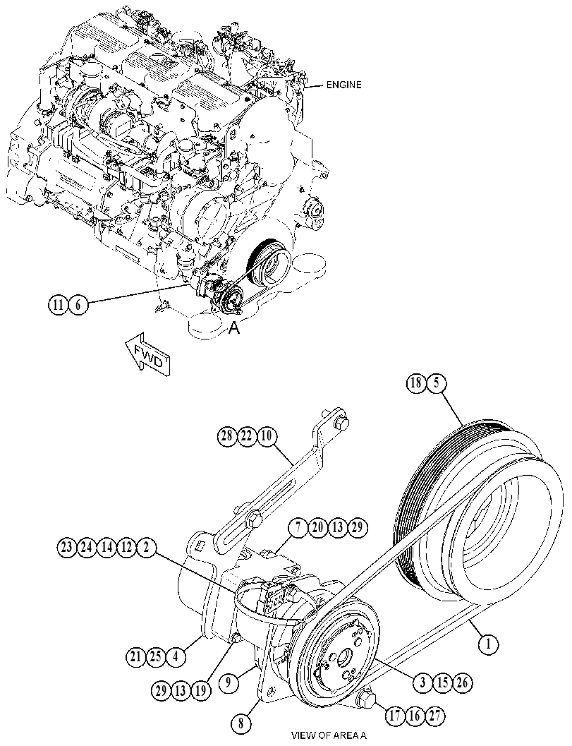 PUMP & MTG GP-AXLE OIL COOLER 4839980 CAT