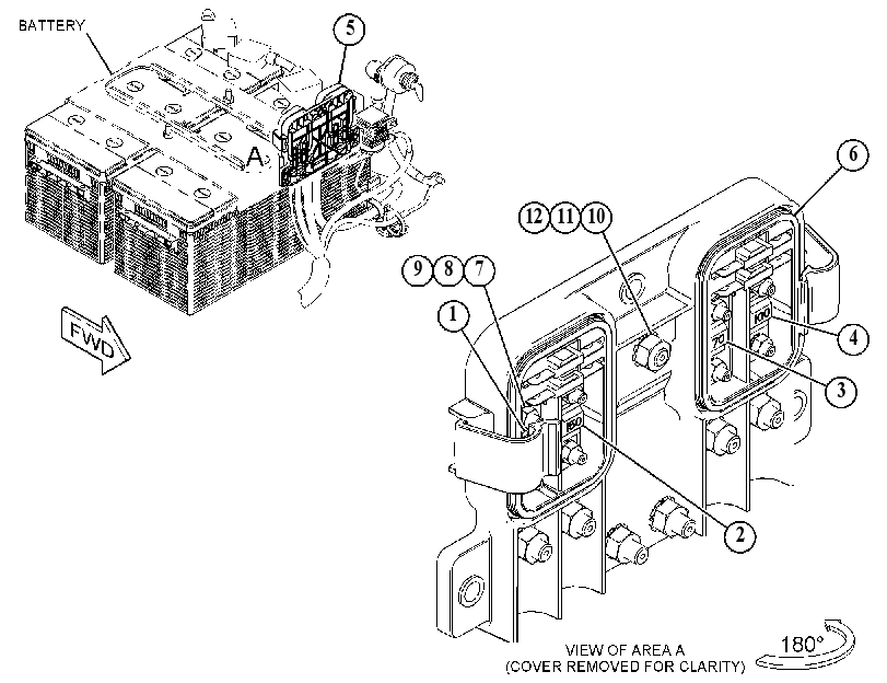 HOLDER AS-FUSE 5109072 CAT