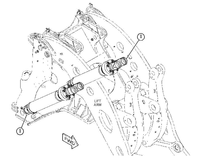CYLINDER & MTG GP-LIFT 4840073 CAT