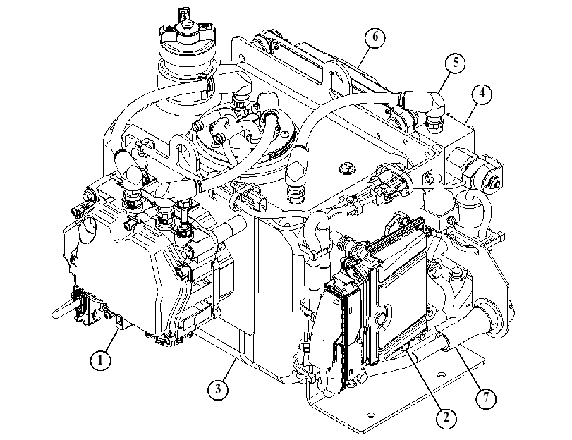 Модуль AdBlue (компоновка) 5162698 CAT