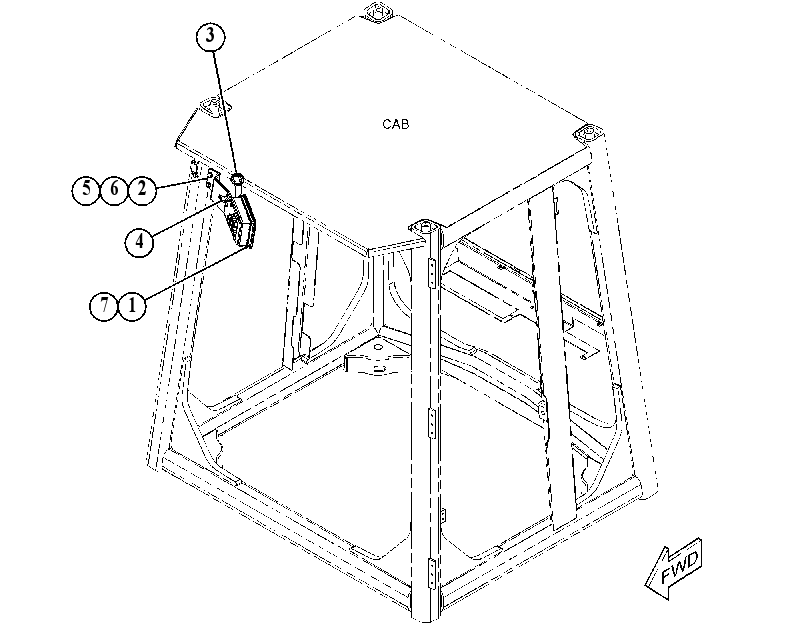 MONITOR & MOUNTING GP 4954472 CAT