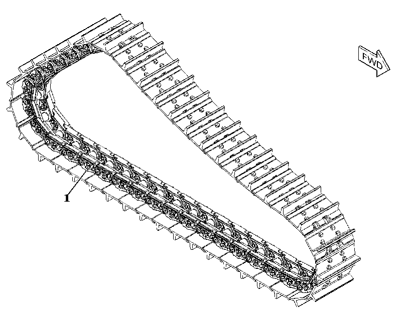 Гусеница 5151624 CAT
