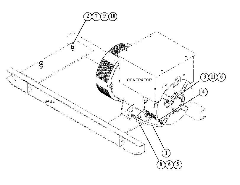 FASTENER GP-GENERATOR 5138630 CAT