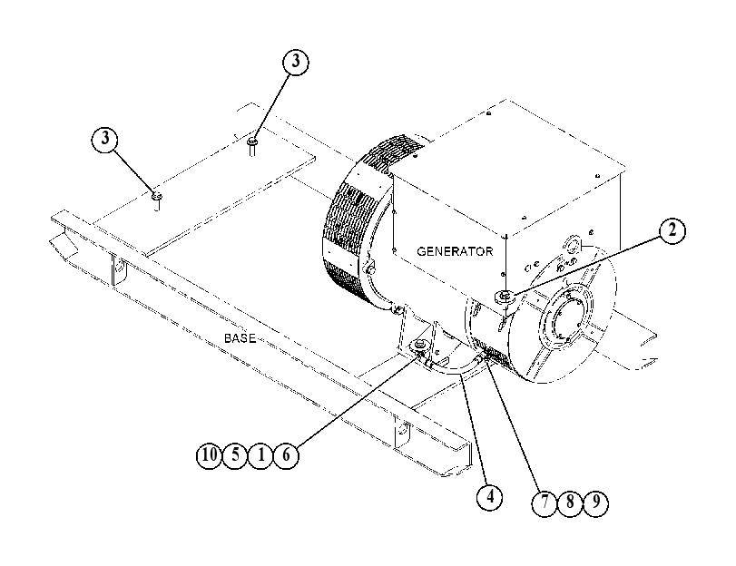 FASTENER GP-GENERATOR 5023128 CAT