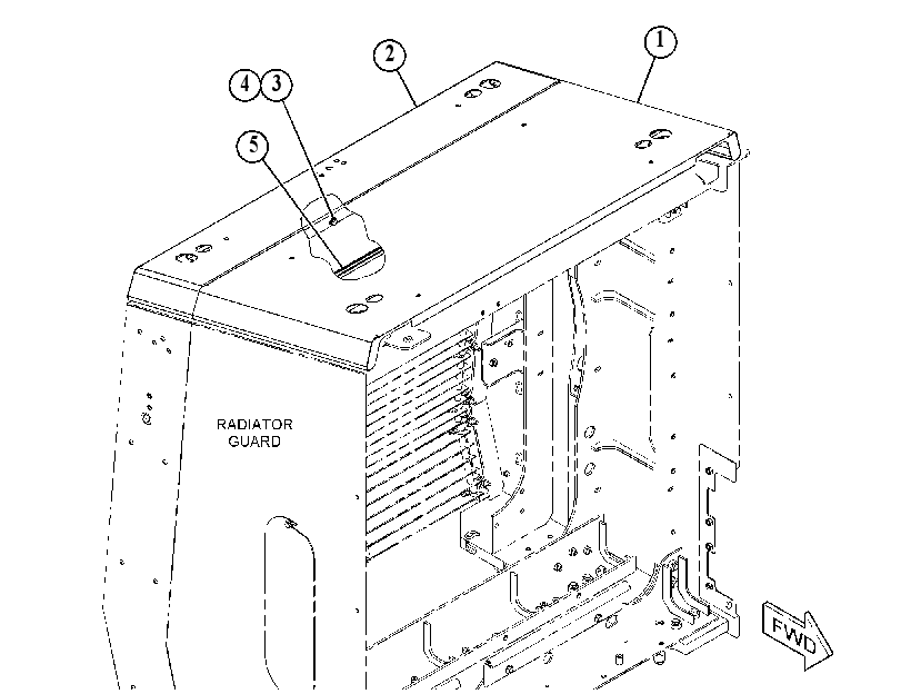 PANEL GP-RADIATOR GUARD 5278166 CAT