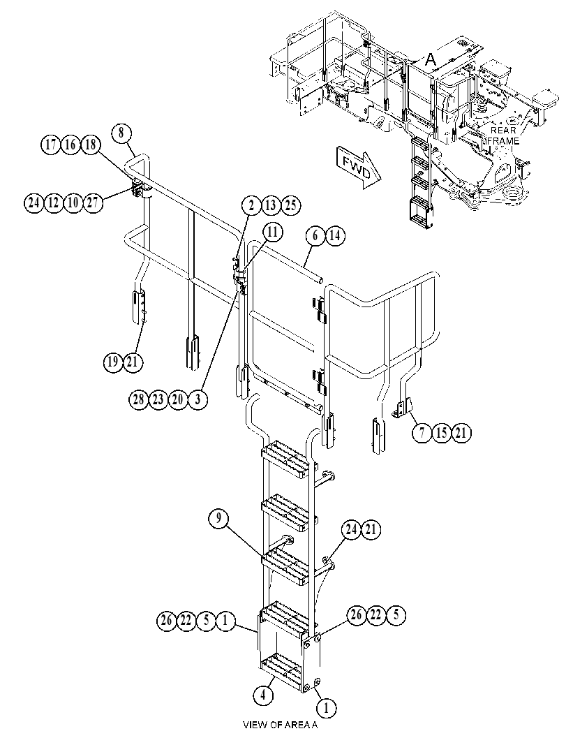 GUARDRAIL GP 4400718 CAT