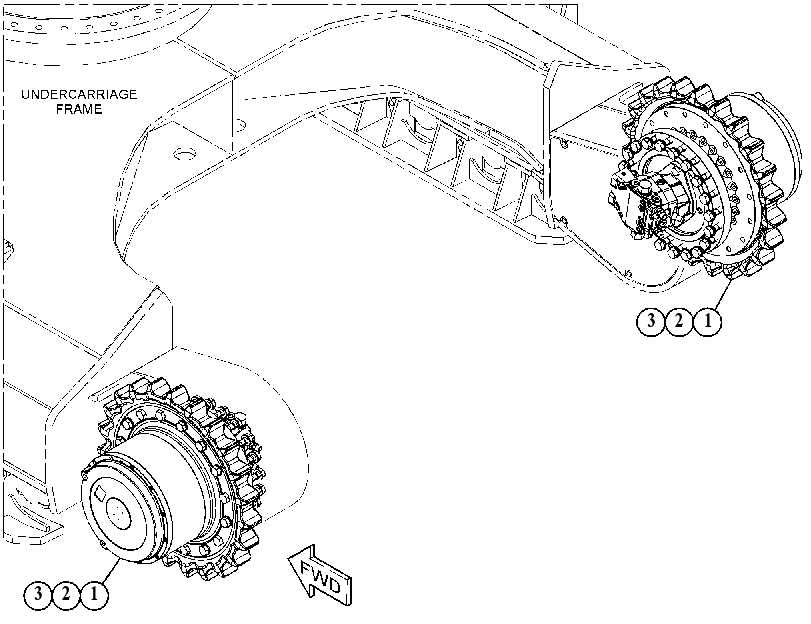 FINAL DRIVE & MOUNTING GP 4810055 CAT