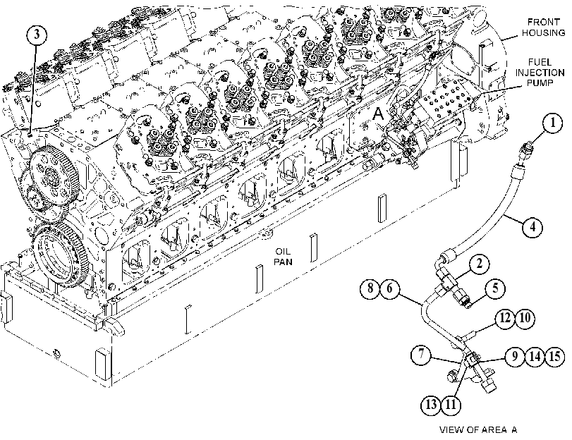 LINES GP-FUEL COLLECTOR 5053430 CAT
