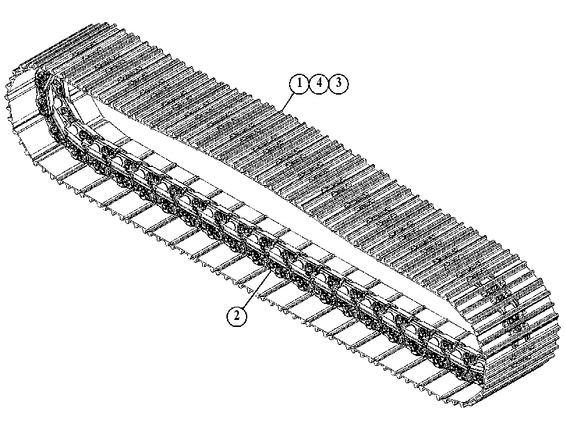 Гусеница 5215664 CAT