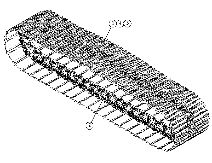 Гусеница 5215666 CAT