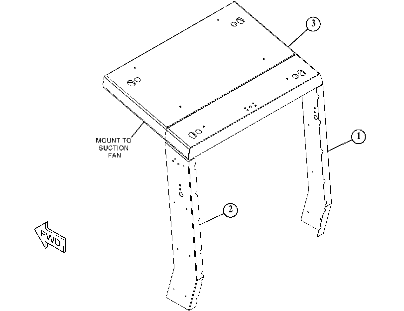 PANEL GP-RADIATOR GUARD 5287248 CAT