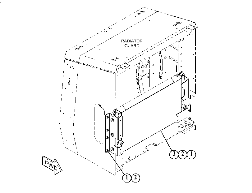 COOLER & MTG GP-HYDRAULIC OIL 4248383 CAT