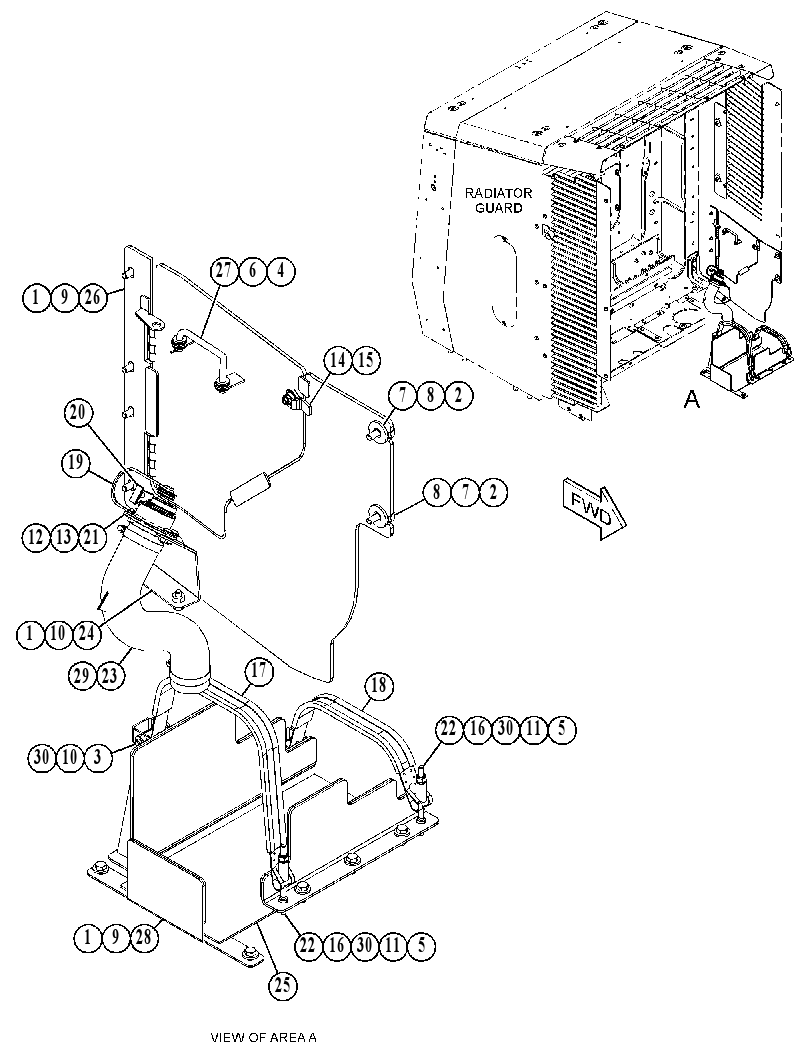 MOUNTING GP-DEF TANK 4383315 CAT