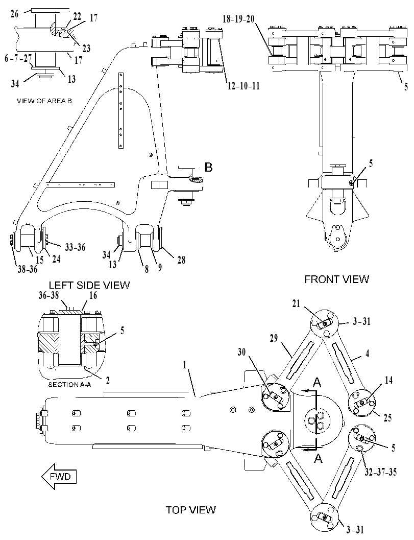 HITCH GP-NON-CUSHION 1995065 CAT