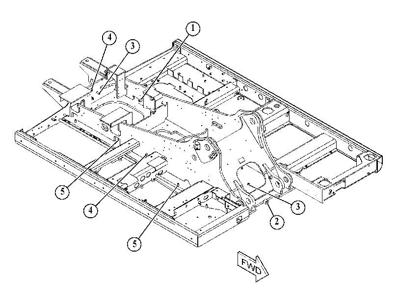 FRAME AS-UPPER 5074832 CAT