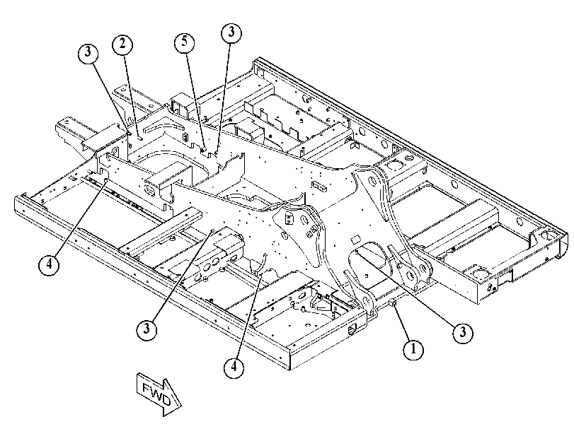 FRAME AS-UPPER 5074825 CAT