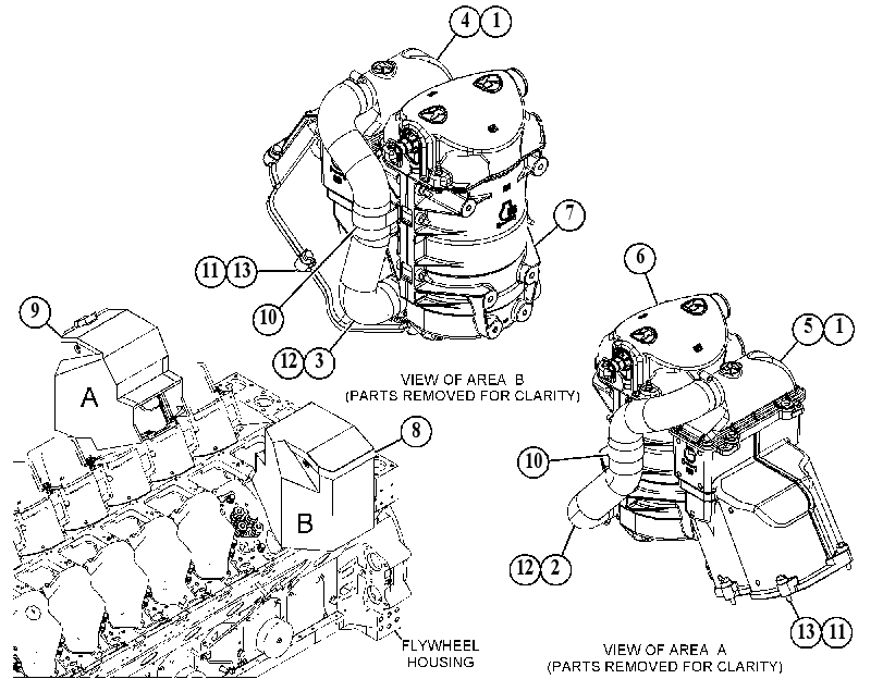 Система отвода газов 4954188 CAT