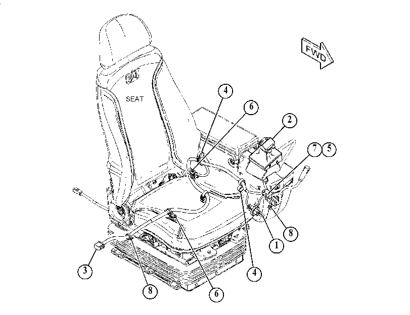 WIRING GP-STEERING 4918466 CAT