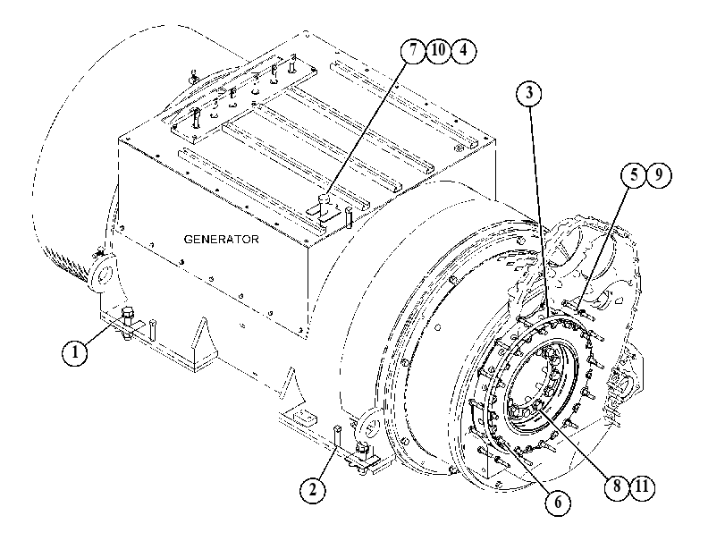 COUPLING GP-GENERATOR DRIVE 4978323 CAT