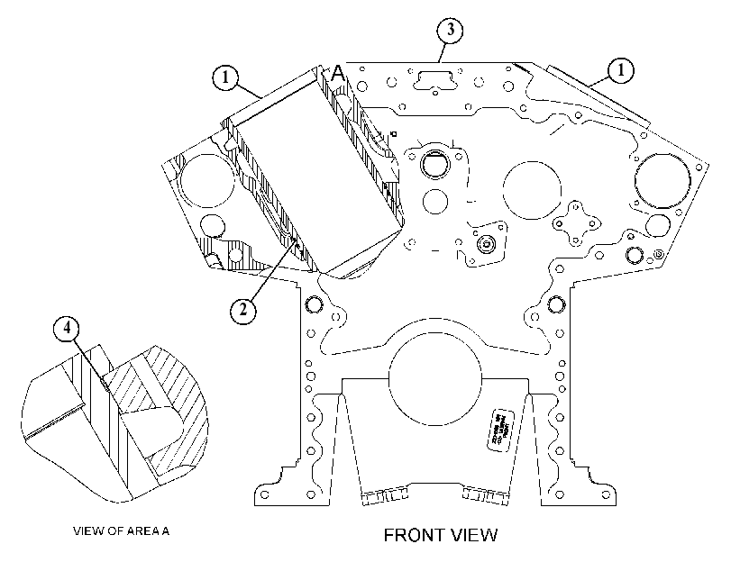 Блок цилиндров в сборе 3545263 CAT