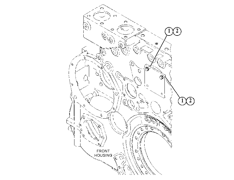 FASTENER GP-ENGINE OIL LINES 5234584 CAT
