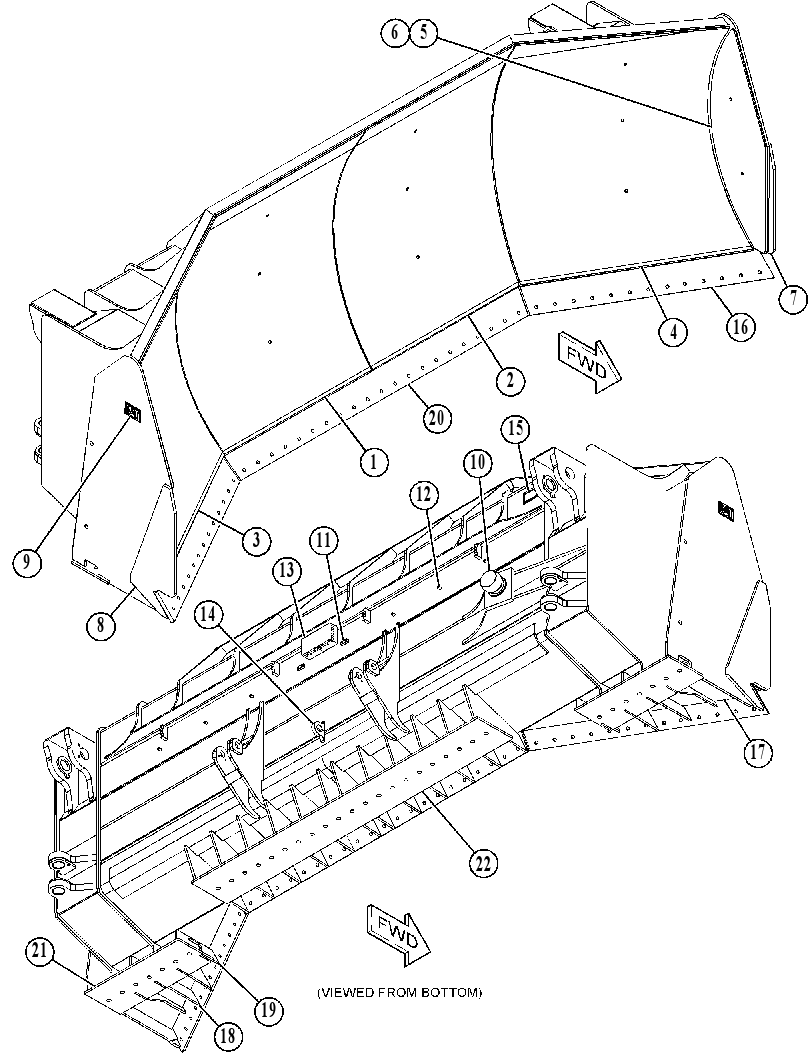 BLADE AS-UNIVERSAL 3449342 CAT