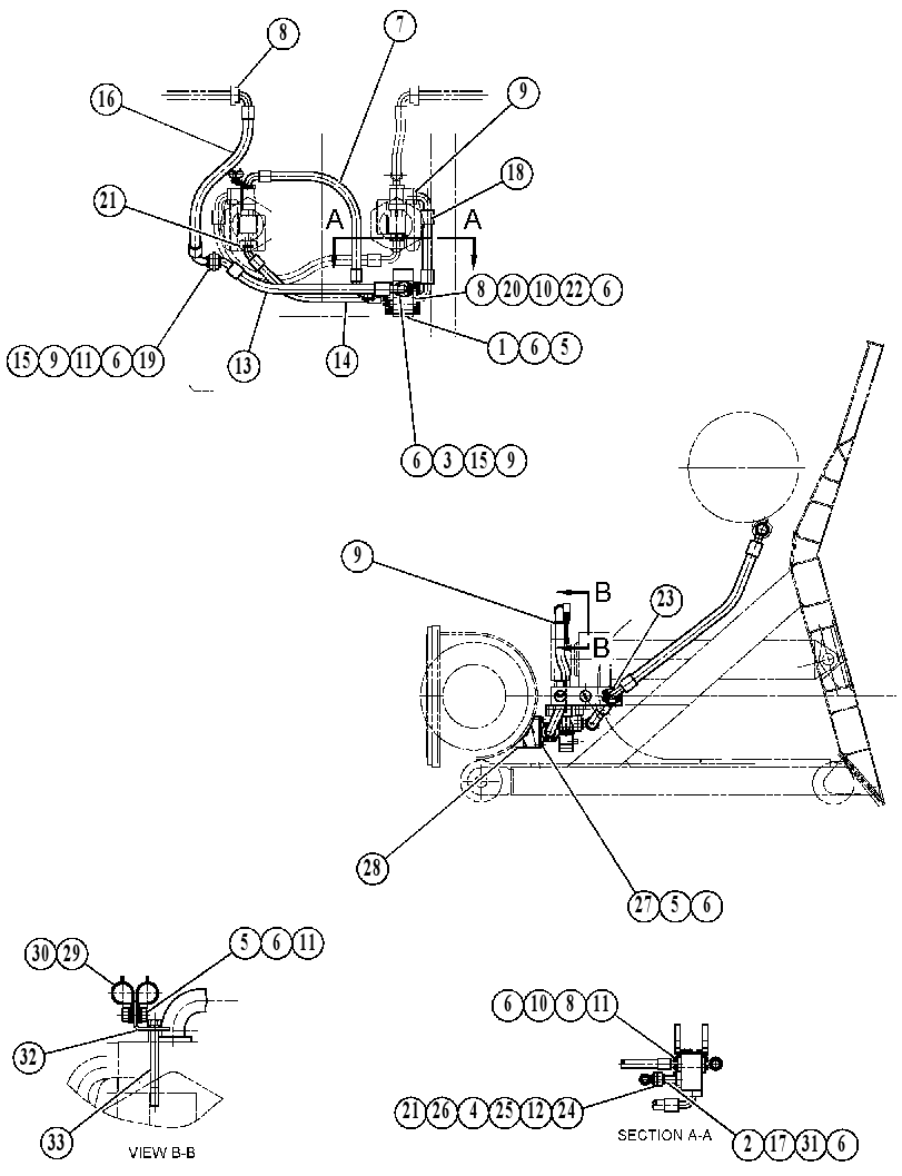 CONVERSION AR-SCRAPER 3Z4858 CAT