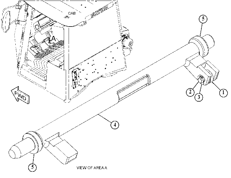 SHAFT GP-CONTROL 5248249 CAT
