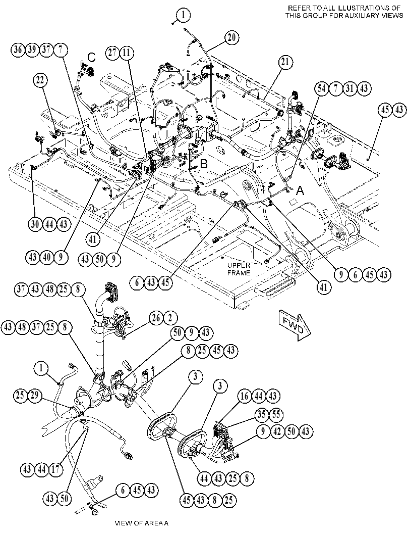 Проводка шасси 5384106 CAT