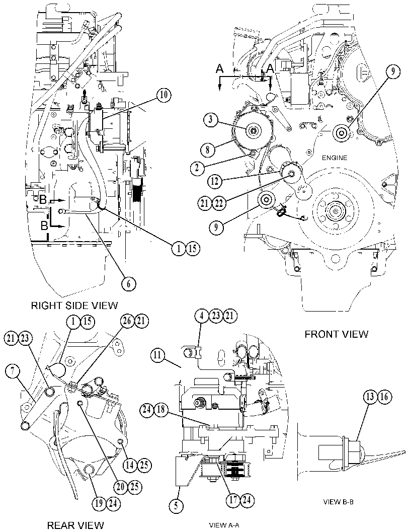 ALTERNATOR AR-CHARGING 4524096 CAT