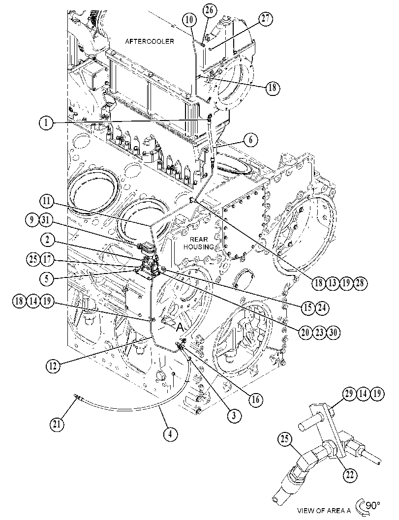 LINES GP-AIR SHUTOFF 4574977 CAT