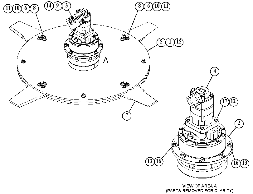 DRIVE GP-BRUSH CUTTER 5235565 CAT