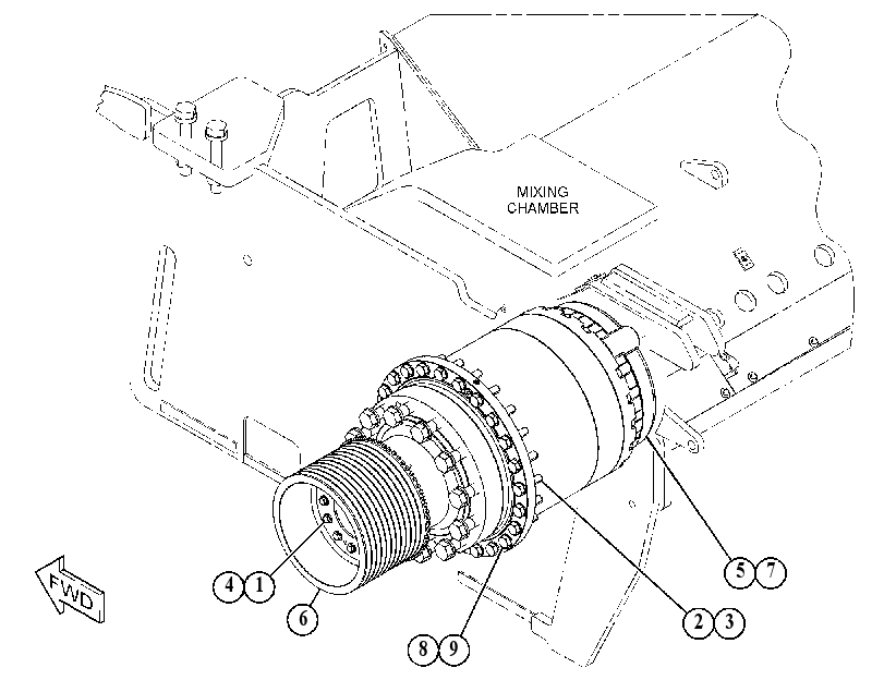 MOUNTING GP-AUX DRIVE MOTOR 4964981 CAT