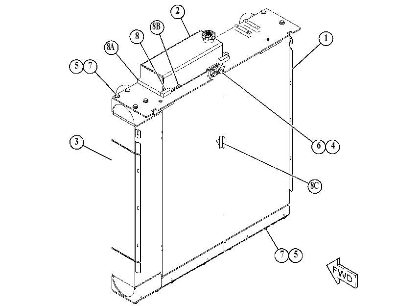 COOLING GP 5403951 CAT