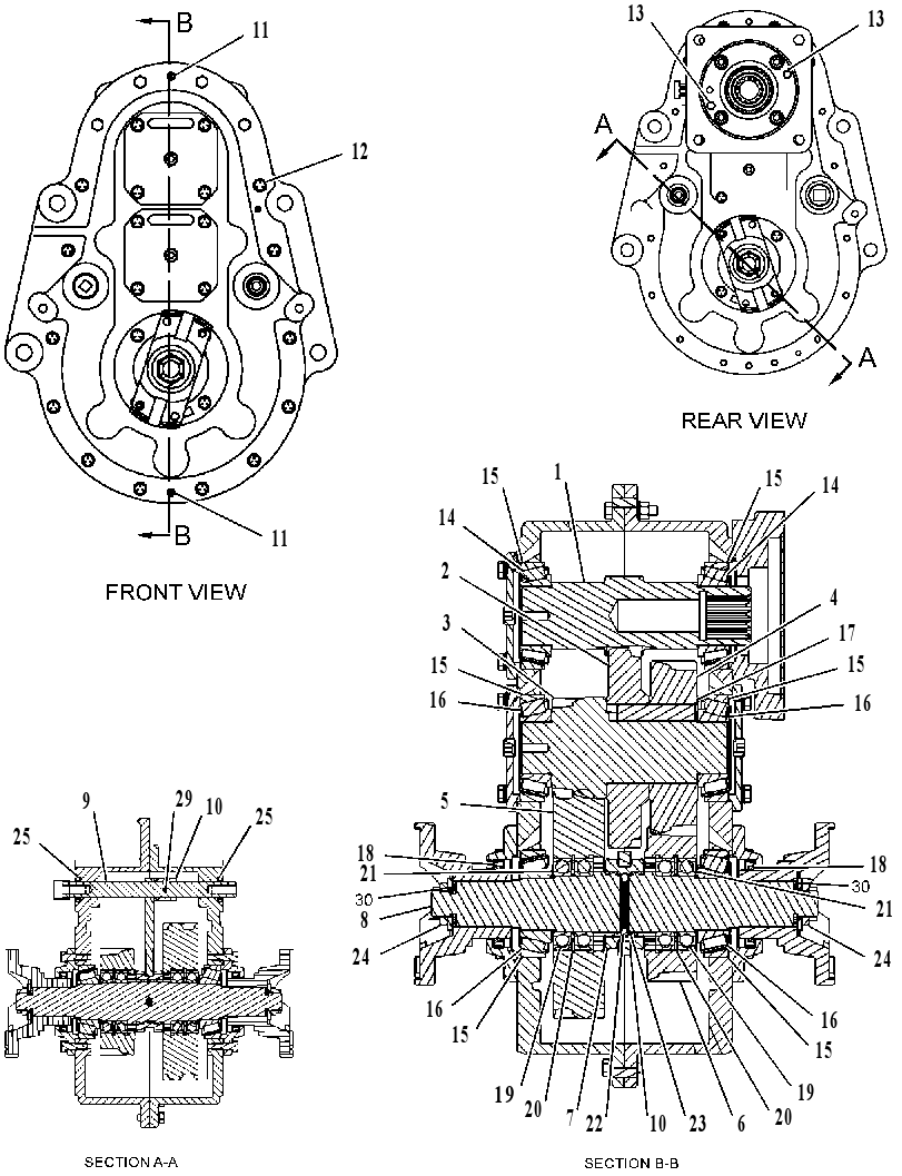 Трансмиссия 3529980 CAT