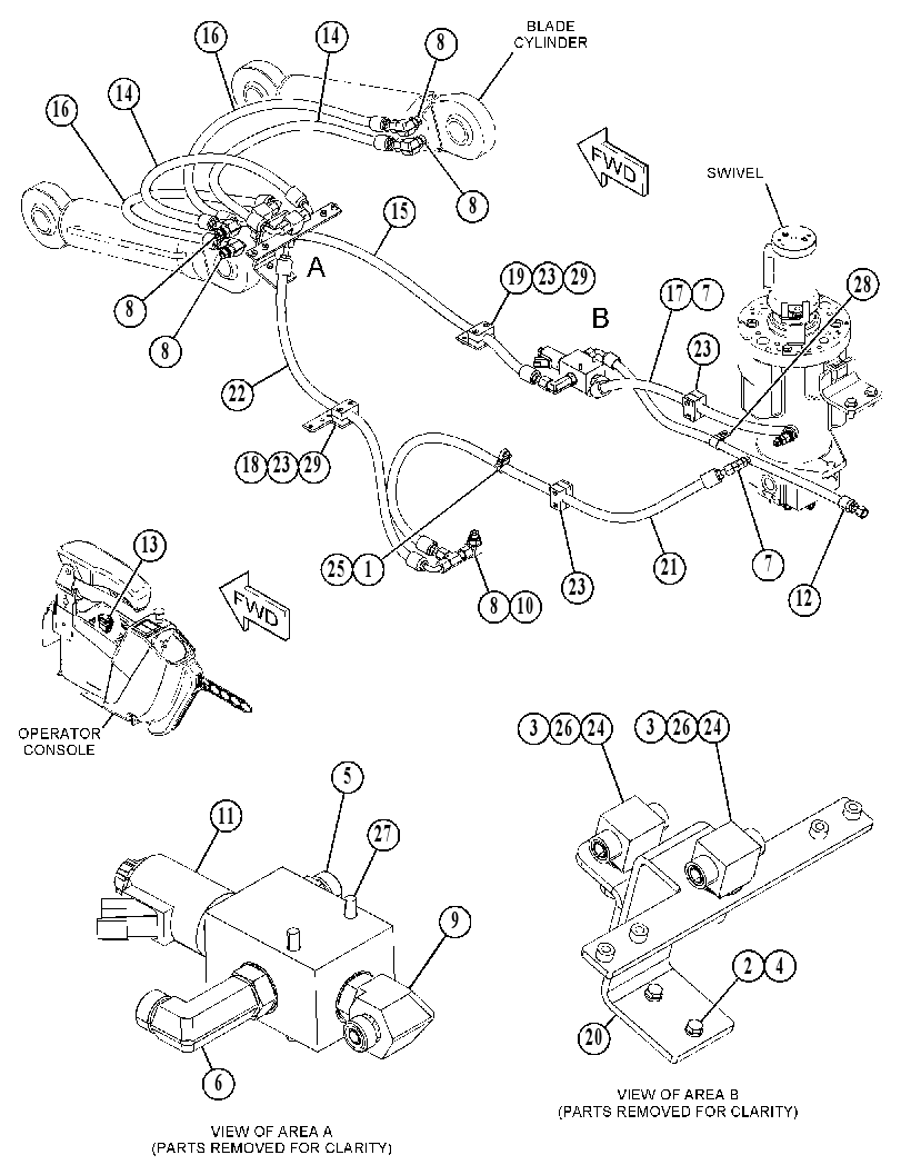 LINES GP-BLADE CYLINDER 5022072 CAT
