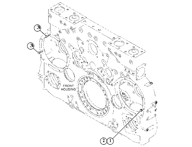 FASTENER GP-FRONT COVER 5419471 CAT