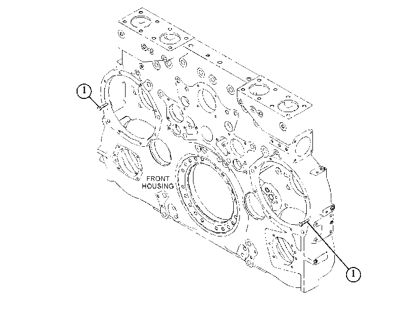 FASTENER GP-FRONT COVER 5419472 CAT