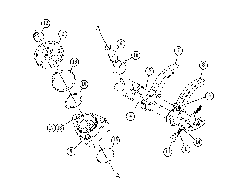 SHIFT GP-GEAR 4207216 CAT