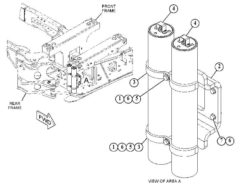ACCUMULATOR & MTG GP-BRAKE 4648324 CAT