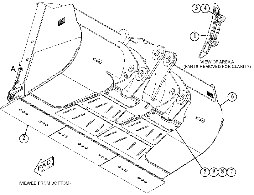 BUCKET GP-COAL 4805957 CAT