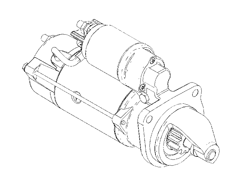 STARTING MOTOR AS 3704011 CAT