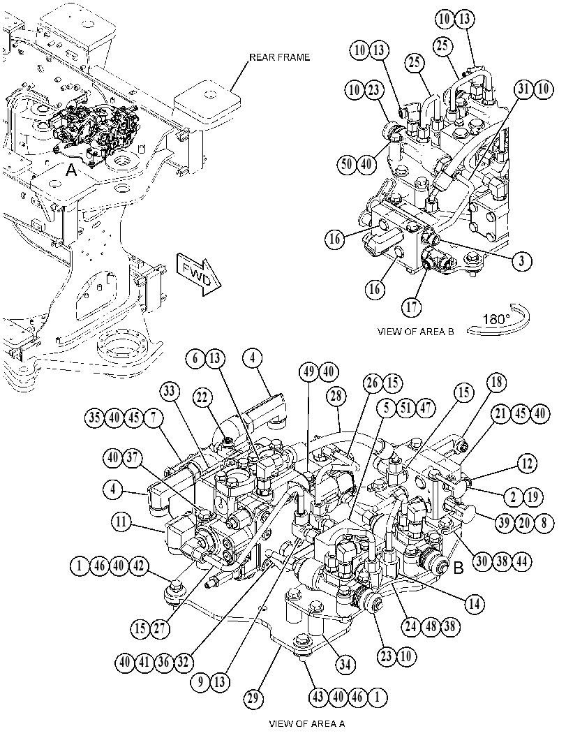 VALVE & MTG GP-STEERING 4839873 CAT