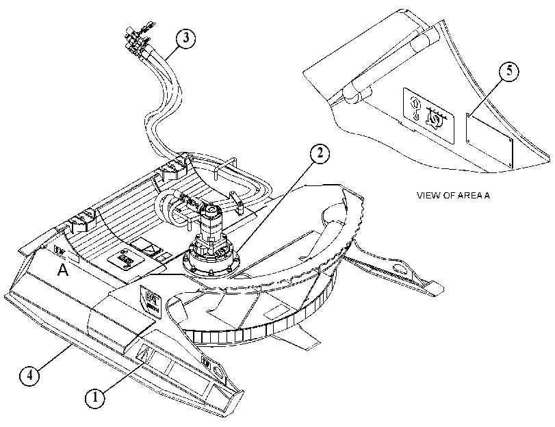 BRUSH CUTTER AR 5235560 CAT